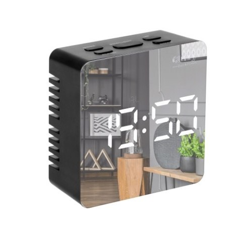 CR 1150 black Budzik led