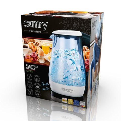 CR 1251 white Czajnik szklany 1,7 l