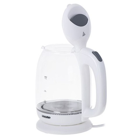 MS 1302 white Czajnik szklany 1,7 l