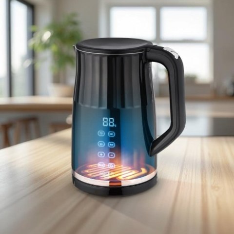 AD 1350 Czajnik metalowy led z regulacją temperatury 1,7l