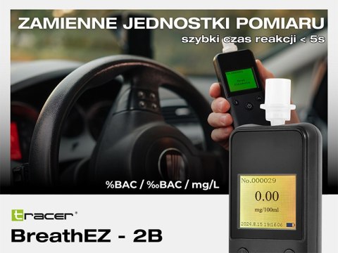 Alkomat półprzewodnikowy TRACER BreathEZ-2B