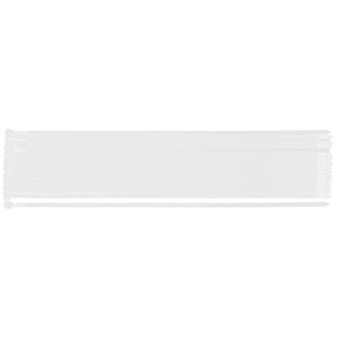 Opaski zaciskowe EXTREME 9.0 x 550 mm, białe, 50 szt.