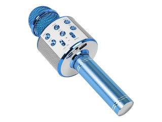 33-150# Mikrofon prm402 blow niebieski karaoke"