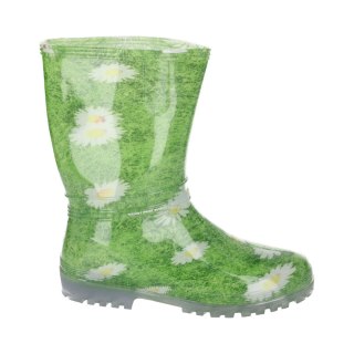 Kalosze damskie stokrotka (0054 a) pvc, r.37/38, demar