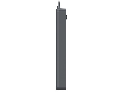 Listwa zasilająca antyprzepięciowa TRACER Power Line+ 3,0 m Graphite (5 gniazd)