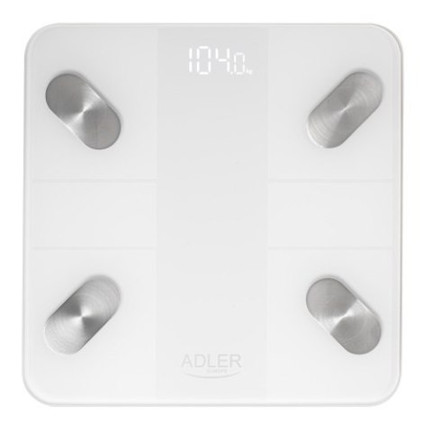 AD 8186 white Waga łazienkowa analityczna smart - aplikacja tuya