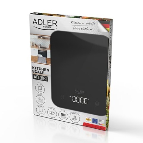 AD 3181 black Waga kuchenna