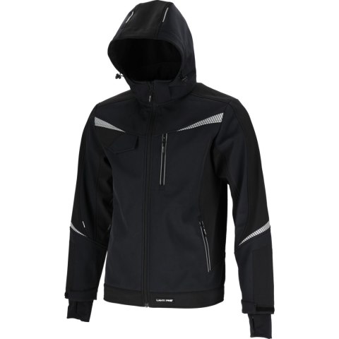 Kurtka softshell z kapt. czarna, "m", ce, lahti
