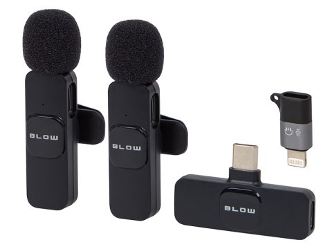 33-070# Mikrofon krawatowy do smartfona usb-c blow 2szt