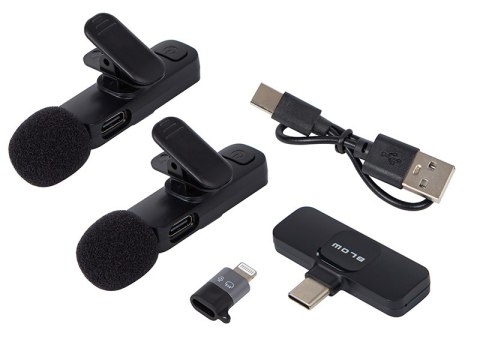 33-070# Mikrofon krawatowy do smartfona usb-c blow 2szt