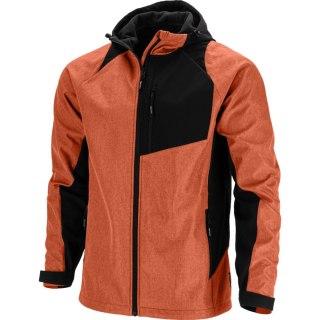 Kurtka softshell z kapt. ceglasto-czarna, "3xl", ce, lahti
