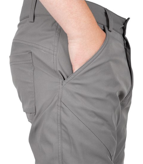Spodnie robocze OUTDOOR, 2 way stretch, szare, rozmiar S