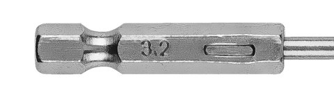 Wiertło do metalu Hex 3.2 mm, 2 szt.
