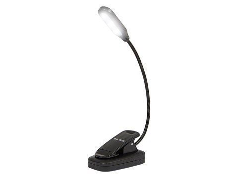 44-162# Lampka biurkowa led lb-18 z klipsem czarna`