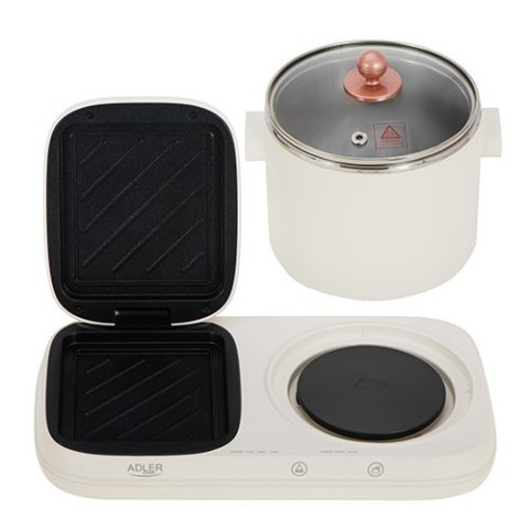 AD 6421 Stacja śniadaniowa 2 w 1 - grill i garnek do gotowania