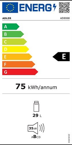 AD 8088 Chłodziarka termoelektryczna - 28 litrów