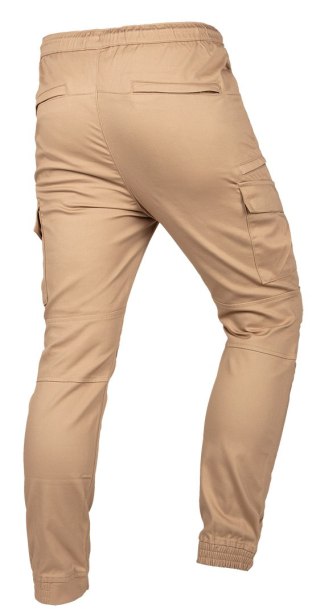 Spodnie robocze OUTDOOR, typu jogger, beżowe, rozmiar S