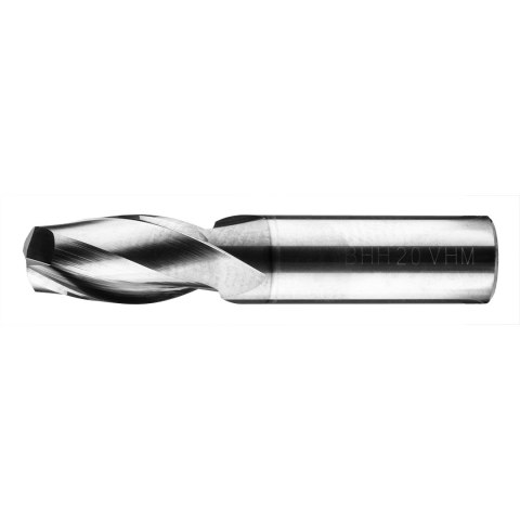 Frez węglikowy Baildon DIN 6527 L FWP2L 20 mm, VHM TiAlN, Z2, 104-32 mm