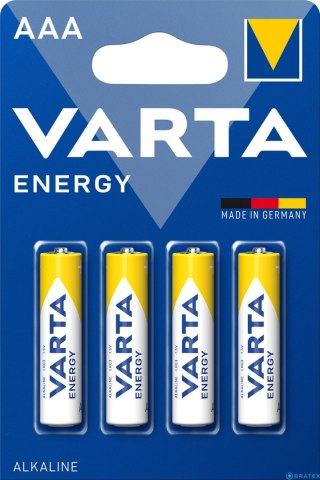4 x bateria R-03 LR03 AAA 1,5V Value Pack 4103 Varta energy
