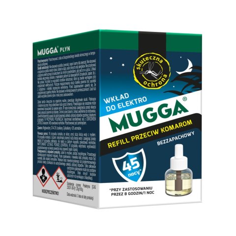 Wkład płyn na komary Mugga 45 nocy 35ml