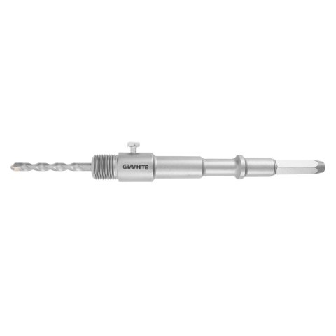 Adapter do otwornic HEX oraz wiertło pilotujące M22 200 mm