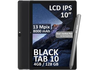 79-072# Tablet blow blacktab10 4/128gb 4g lte etui rysik
