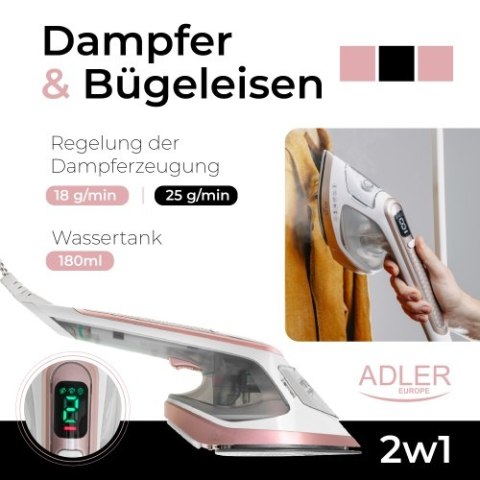 AD 5044 Parownica do ubrań & żelazko 2 w 1