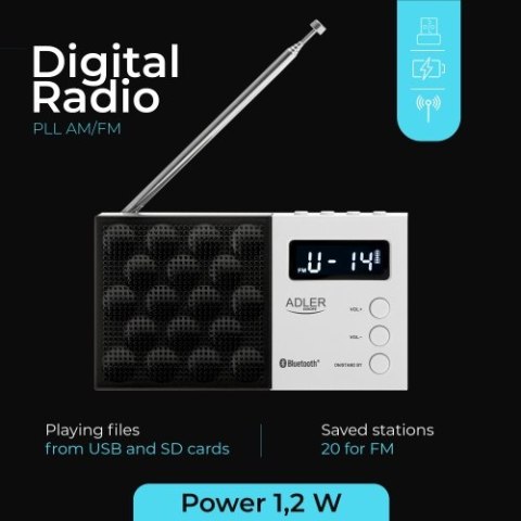 AD 1908 Radio cyfrowe pll fm