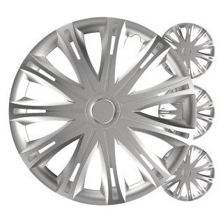 Kołpaki samochodowe 4szt. komplet spark srebrne 16" cali color box