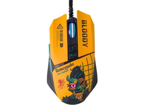 Mysz A4TECH BLOODY W63 Max RENEGADE Sunset USB Activated