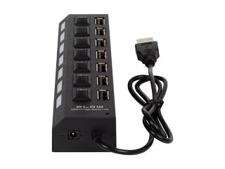 86-073# Rozgałęźnik usb wt.a-7xgn.a hub-06 czarny