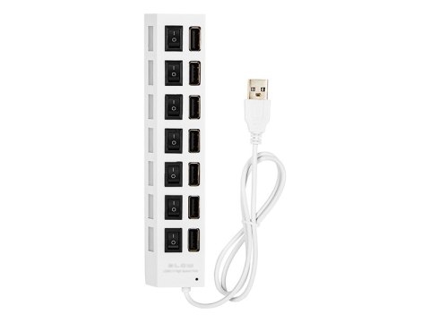 86-074# Rozgałęźnik usb wt.a-7xgn.a hub-06 biały
