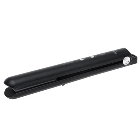 AD 2327 black Prostownica bezprzewodowa podróżna usb-c, ceramiczne płytki 22 x 90 mm, 3 temperatury 160/190/220°c, led, etui