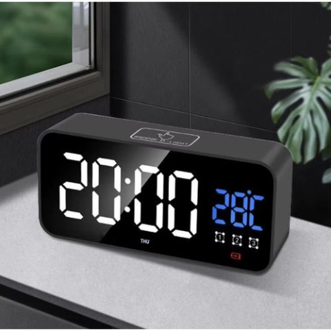 Budzik- zegar LED Izoxis 24736