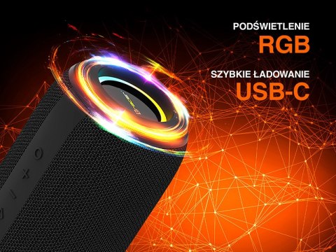 Głośniki TRACER XtremeBeat PRO TWS BT RGB BLACK