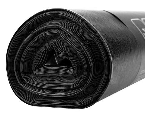 Worki na odpady budowlane 120 L, czarne, 10 sztuk, 50 mic