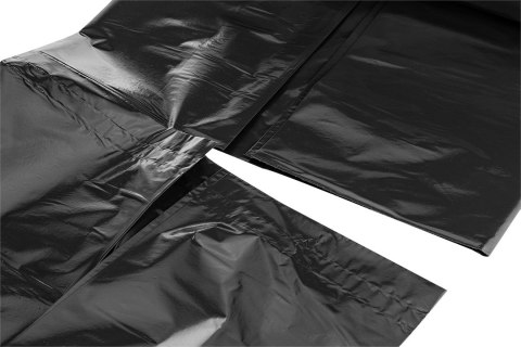 Worki na odpady budowlane 120 L, czarne, 10 sztuk, 70 mic