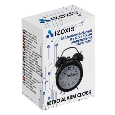 Zegar retro - budzik Izoxis 25473