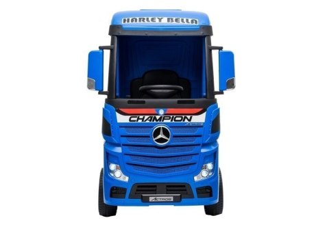 Auto Mercedes Actros Niebieski Lakierowany Ciężarówka Pilot LED MP4