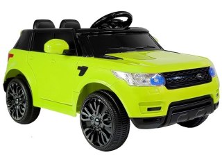 Auto Na Akumulator HL1638 Dla Dzieci Pilot MP3 Światło LED Zielony