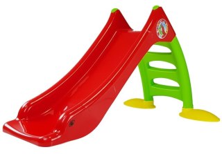 Zjeżdżalnia Ogrodowa dla Dzieci 3-Stopniowa Drabinka Czerwona 130 cm 424