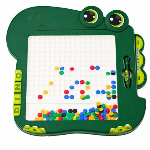 Tablica Magnetyczna Edukacyjna Dinozaur Pad Układanka Zielona