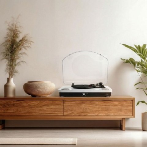 AD 1914 White Gramofon z usb i bluetooth
