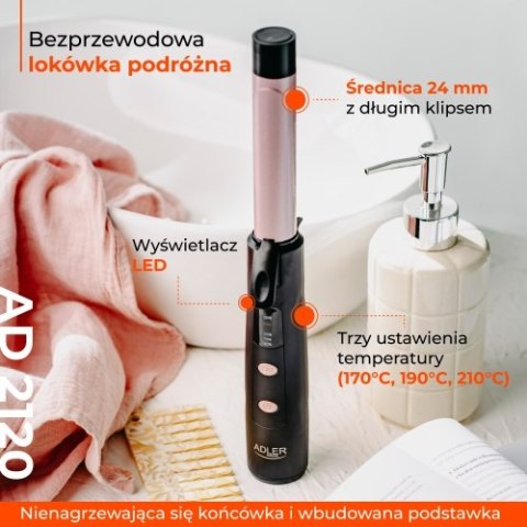 AD 2120 Bezprzewodowa lokówka podróżna usb