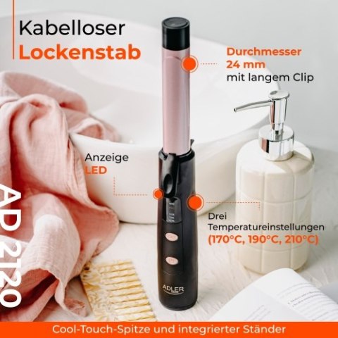 AD 2120 Bezprzewodowa lokówka podróżna usb