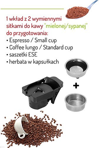 CR 4414 white Multi-ekspres ciśnieniowy wielo kapsułkowy
