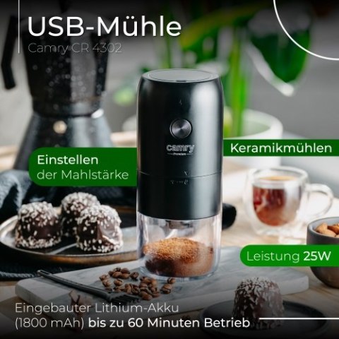 CR 4302 Młynek do kawy bezprzewodowy - usb