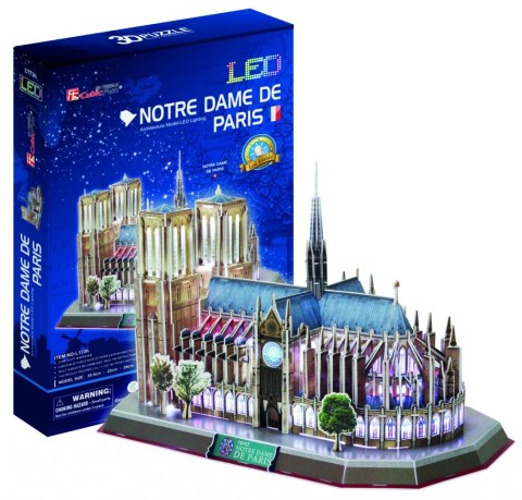 Puzzle 3d notre dame (Światło)
