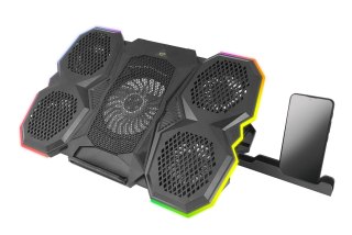 EGC107 Esperanza podstawka chłodząca gaming pod notebook led rgb breva
