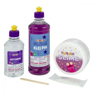 Masa plastyczna zestaw super slime - glow in the dark xl